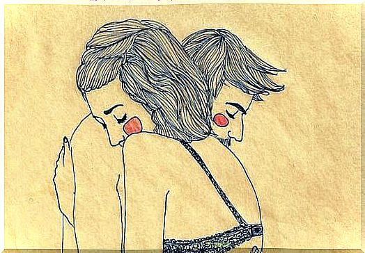 Man And Woman Hugging Each Other Thinking To Themselves What Are Happy People Doing Different