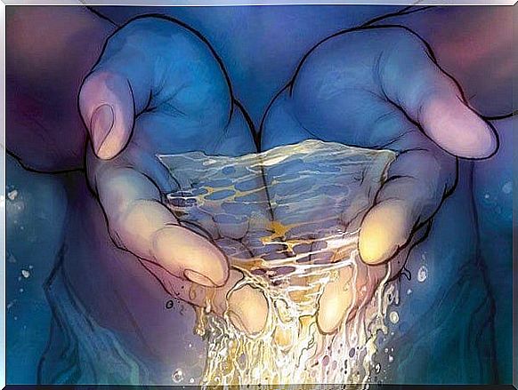 Water in Hands